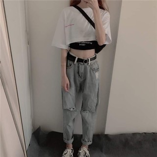 ÁO THUN CROPTOP GROUNDBREAKING 1974 (Set 2 áo CROPTOP & BRA) - (Sp sẵn)