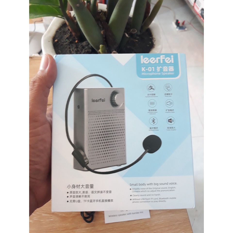 Loa Trợ Giảng Có Bluetooth LeerFei K-01 Kèm Microphone Có Dây