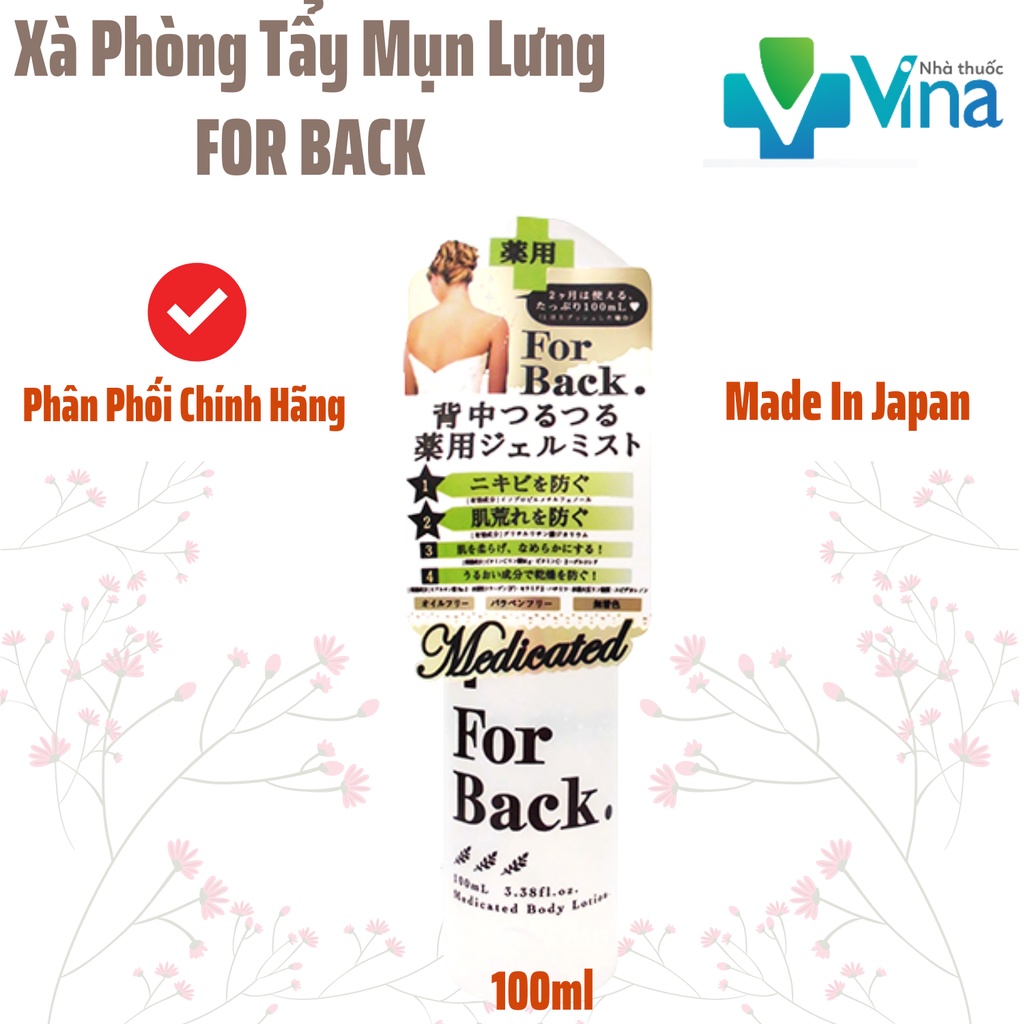 Xịt Lưng Giảm Mụn Pelican For Back Medicated Body Lotion (100ml)