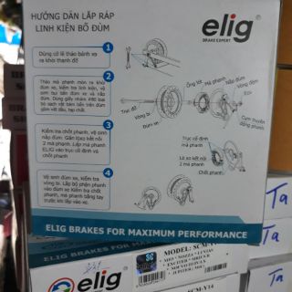 Bố thắng đùm sau yamaha elig