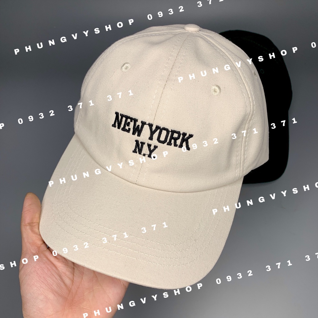 I FORM MỀM I Mũ LƯỠI TRAI unisex cực hot 2022 nam nữ - NEW N YOK Y - nón kết basic