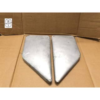 Cốp gò xe máy độ Cafe racer, Classic, Tracker Win - gò độ mộc chưa sơn phù hợp độ dòng xe (1 cặp)