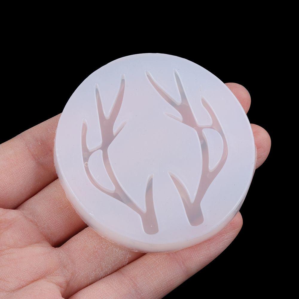 Khuôn Làm Mặt Dây Chuyền Handmade Silicone Hình Sừng Hươu