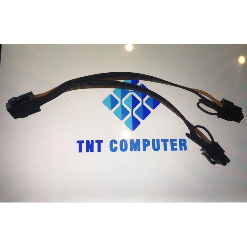 Dây cáp chia nguồn GPU, PCIE 6 pin ra 2 đầu 6+2