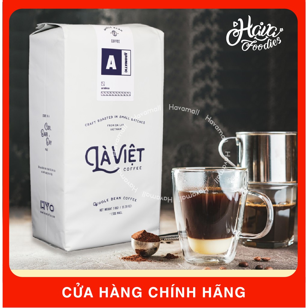 Cà Phê Nguyên Hạt LÀ VIỆT AROMATIC - Arabica 1000g