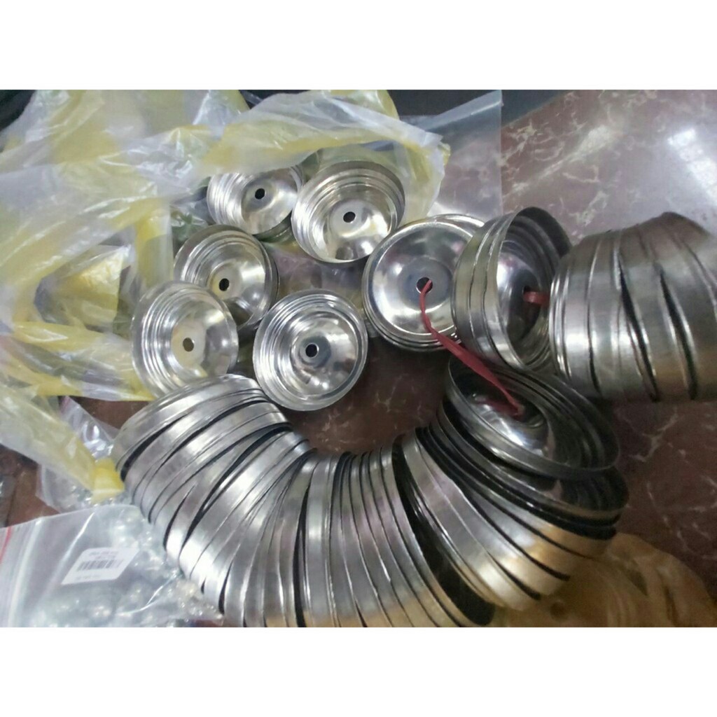 Nắp chụp inox chân đế quả cầu trái châu, chụp ống Inox lang cang, hành lang, xích đu 34 mm, 42, 49, 60, 90