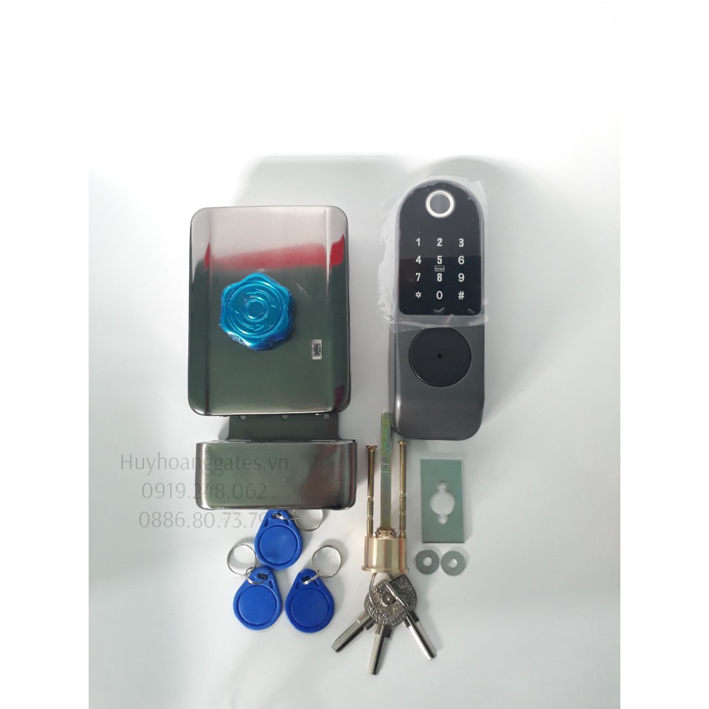 KHÓA CỬA CỔNG VÂN TAY