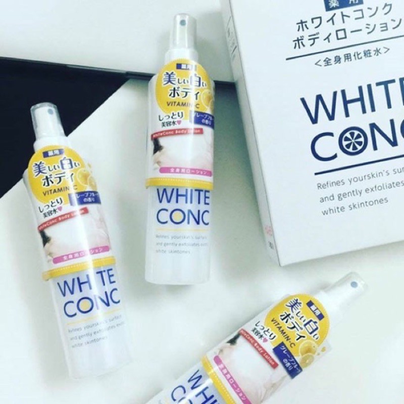 xịt dưỡng thể trắnhg da White ConC Body Lotion