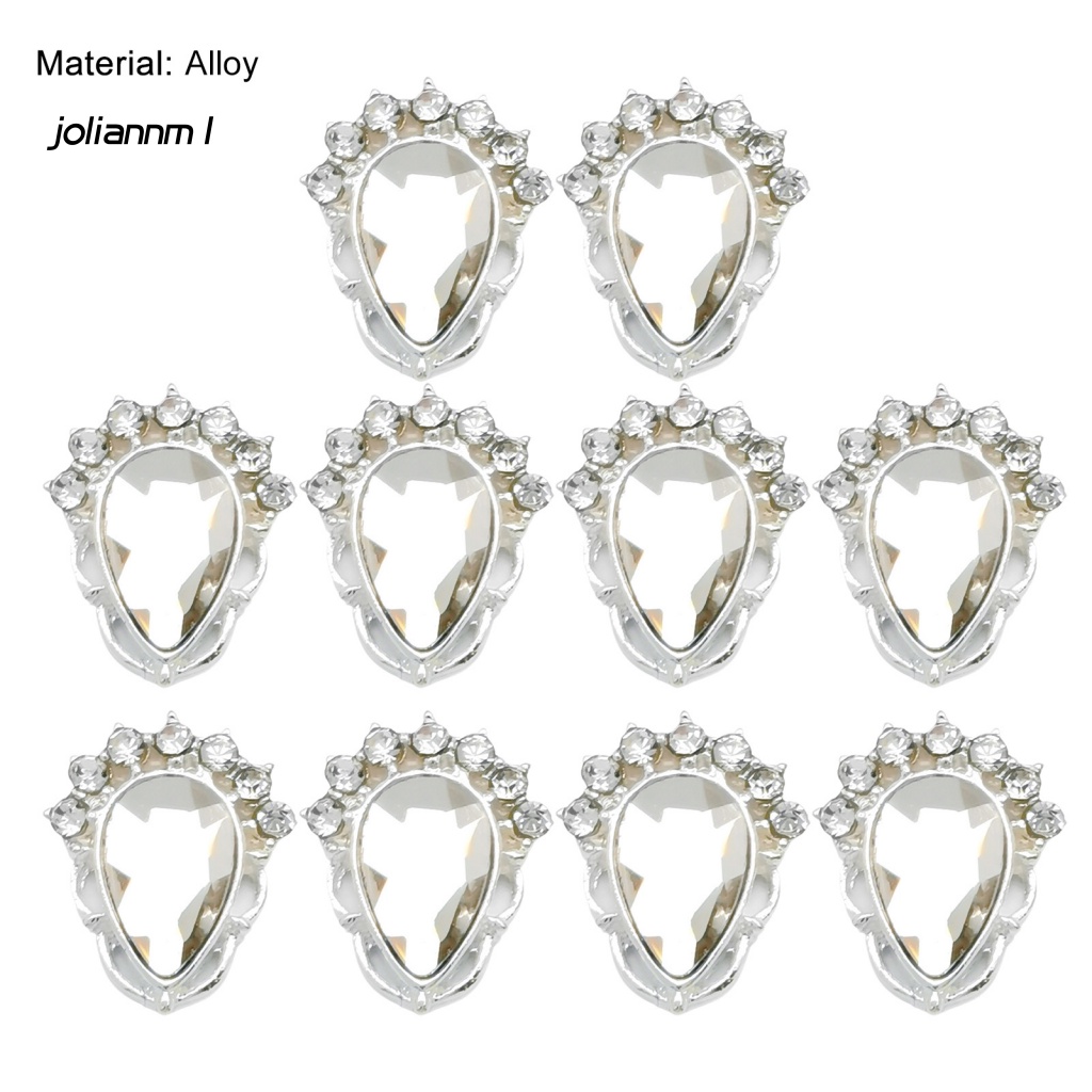 Set 10 Phụ Kiện Trang Trí Móng Tay 3D DIY