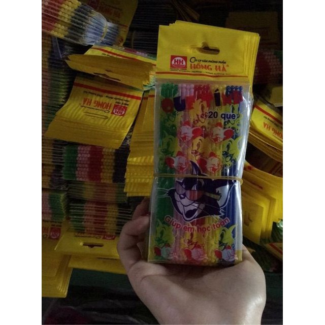 Que tính Hồng Hà 20que/bộ