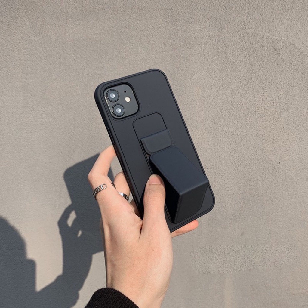 Ốp Điện Thoại TPU + PC Có Giá Đỡ Cho iPhone 1413 Pro Max 12 12 Pro Max 12 mini 11 6 7 8 Plus XS Max XR