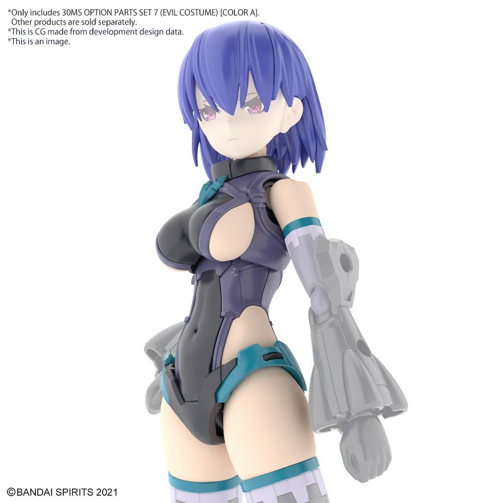 Mô hình lắp ráp Bandai 30MS Phụ kiện Option Parts Set 7 - Evil Costume - Color A
