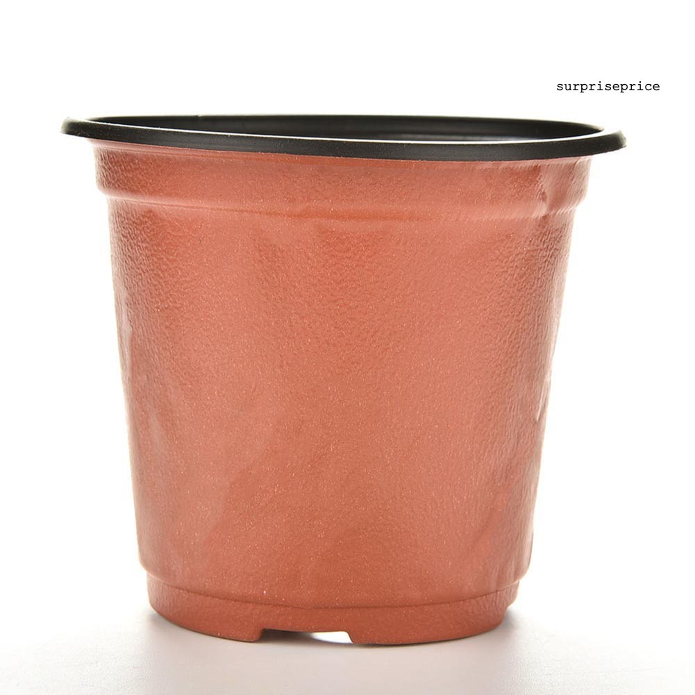 Set 10 Chậu Hoa Bằng Nhựa Hình Tròn Đa Năng Tiện Dụng