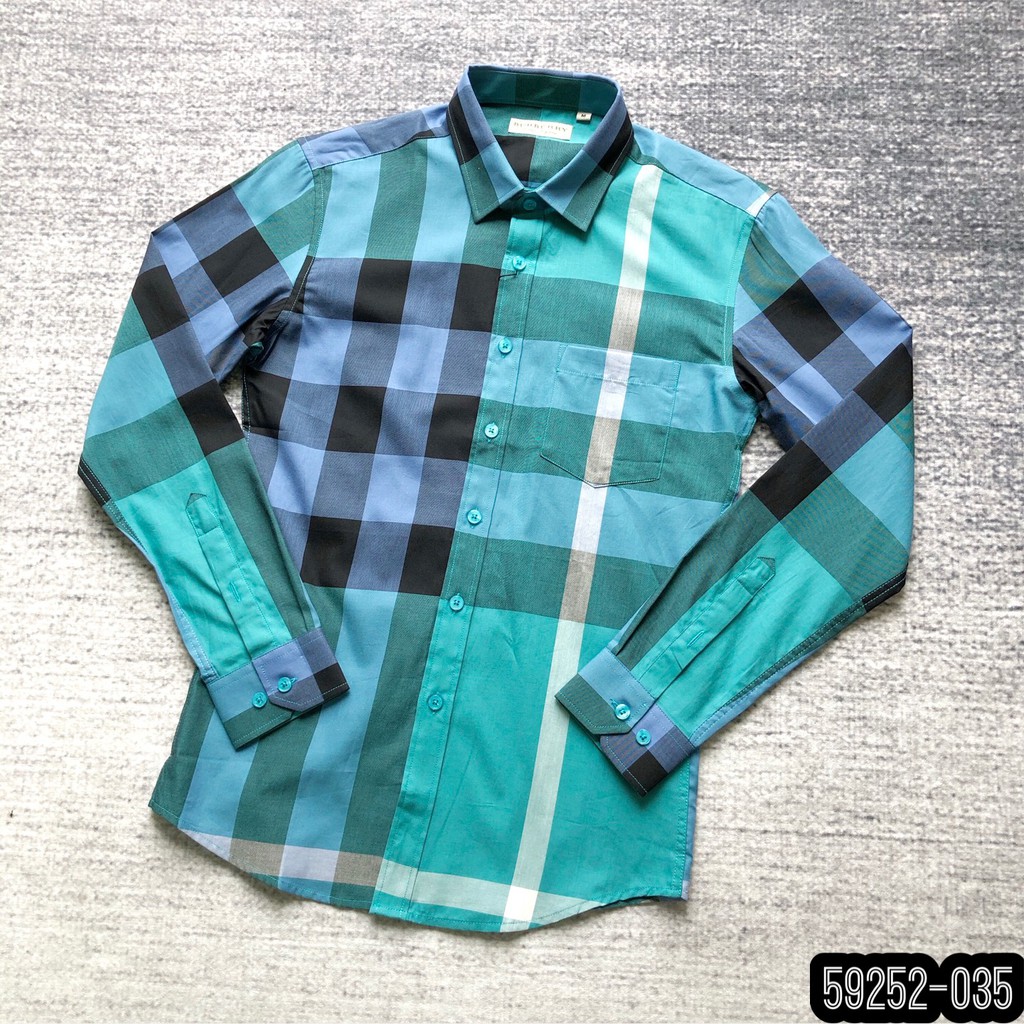 [Giá Sập Sàn] Sơ Mi BBR Họa Tiết Kẻ Nhiều Màu,From Dáng Chuẩn,Không Xù Không Bai Nhão - Áo Sơ Mi Nam Dài Tay