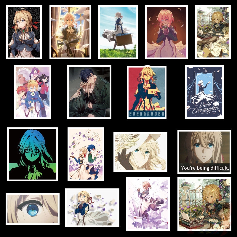 ❉ Violet Evergarden Series 01 - Anime Stickers ❉ 50Pcs/Set DIY Fashion Luggage Laptop Skateboard Doodle Stickers