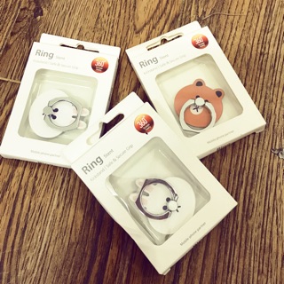 Iring đỡ điện thoại thỏ gấu