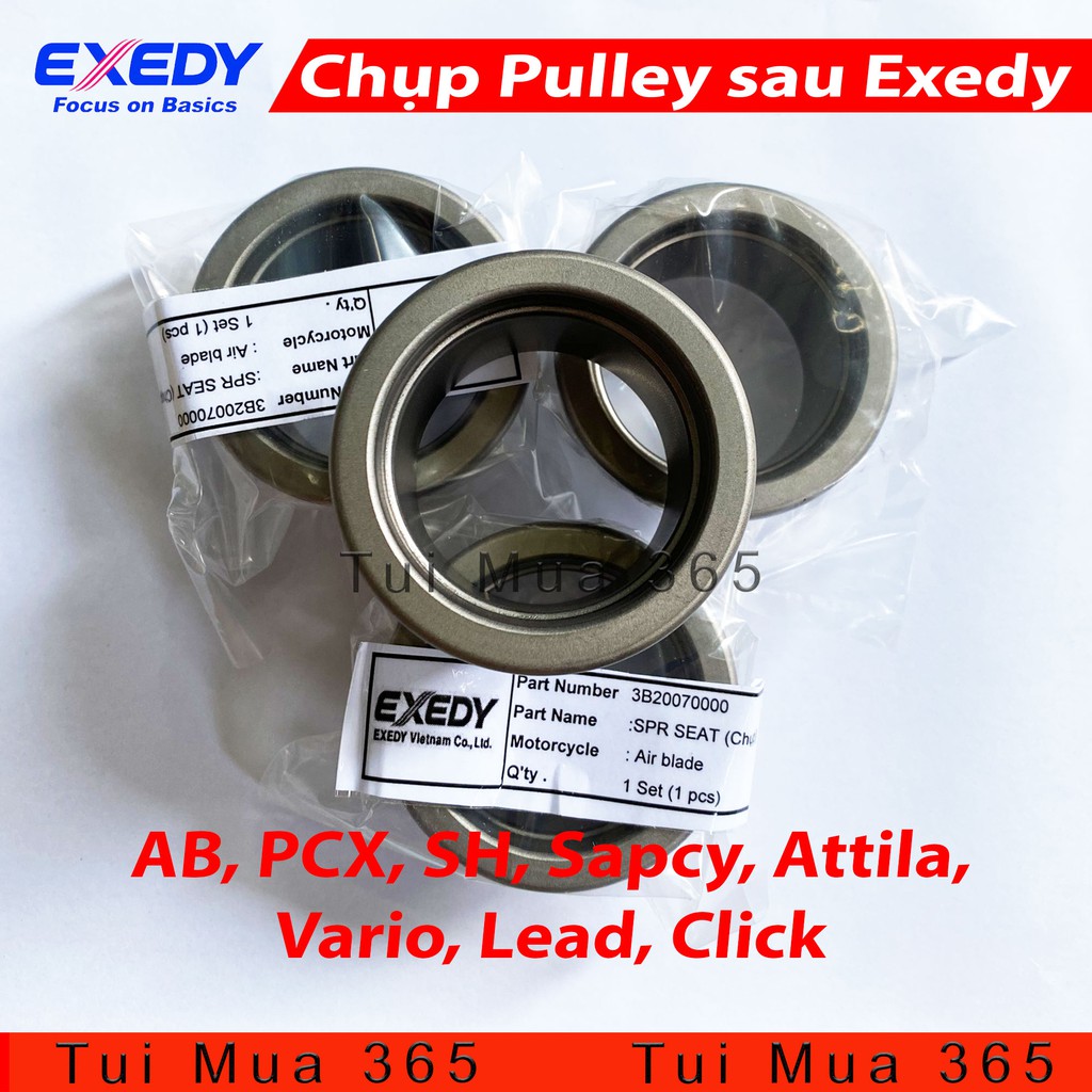 Chụp Puly Nồi sau Exedy Air Blade, PCX, SH, Sapcy, Attila, Vario