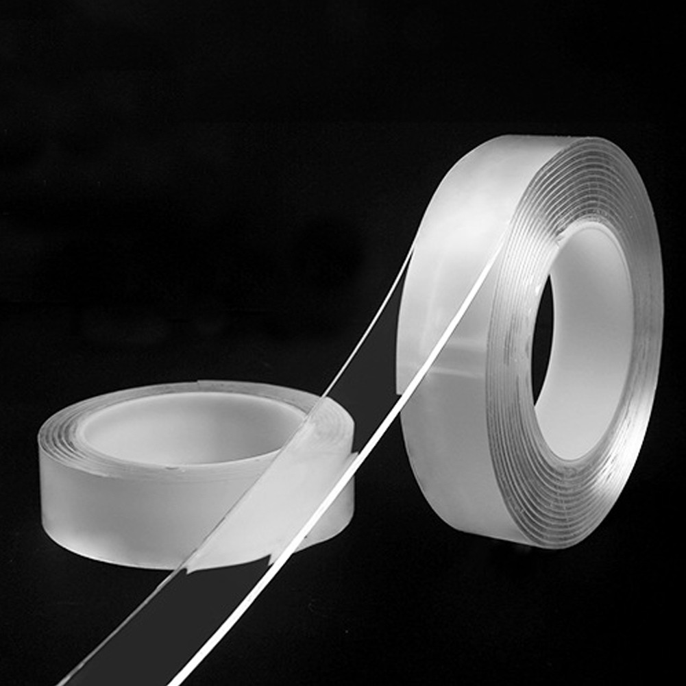 Cuộn Băng Dính Nano 1/2/3/5m Có Thể Dùng Nhiều Lần Tiện Dụng