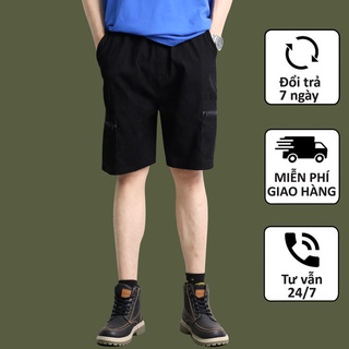Quần short nam vải nhung tăm lưng thun siêu đẹp TS1012