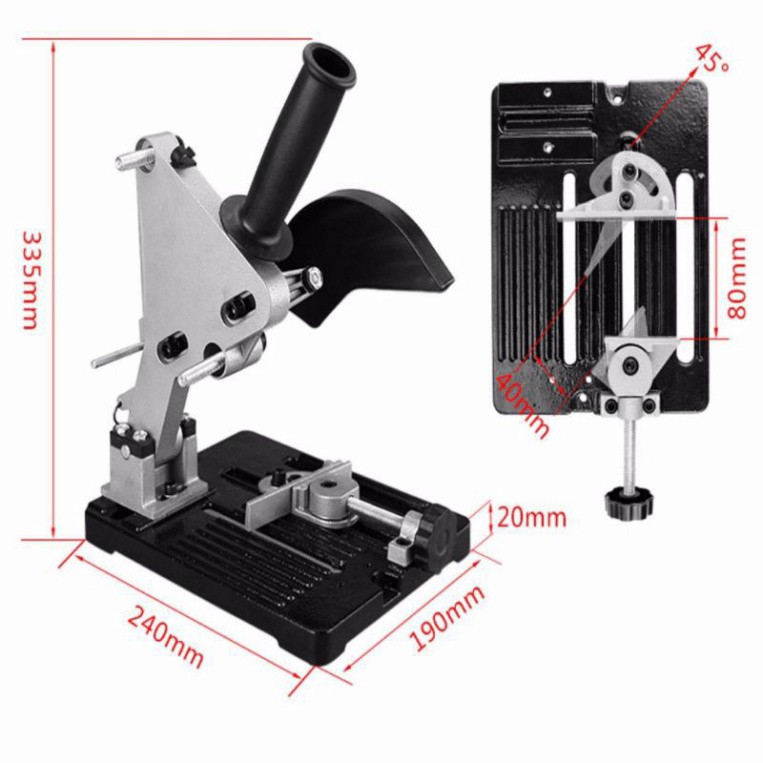 Khung đế kẹp máy mài cầm tay thành máy cắt bàn mini TZ-6103