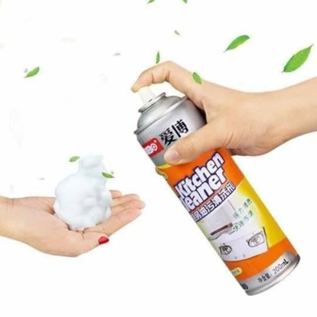 Chai xịt tẩy bếp đa năng Kitchen Cleaner – Bình xịt tẩy nhà bếp, nhà tắm dạng bọt siêu sạch Kitchen Cleaner