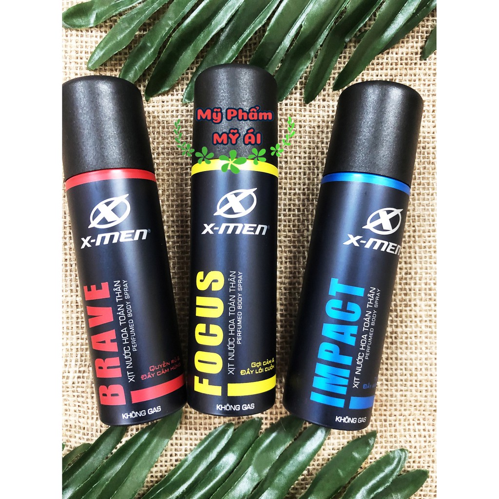 XỊT KHỬ MÙI X-MEN FOCUS 100ML