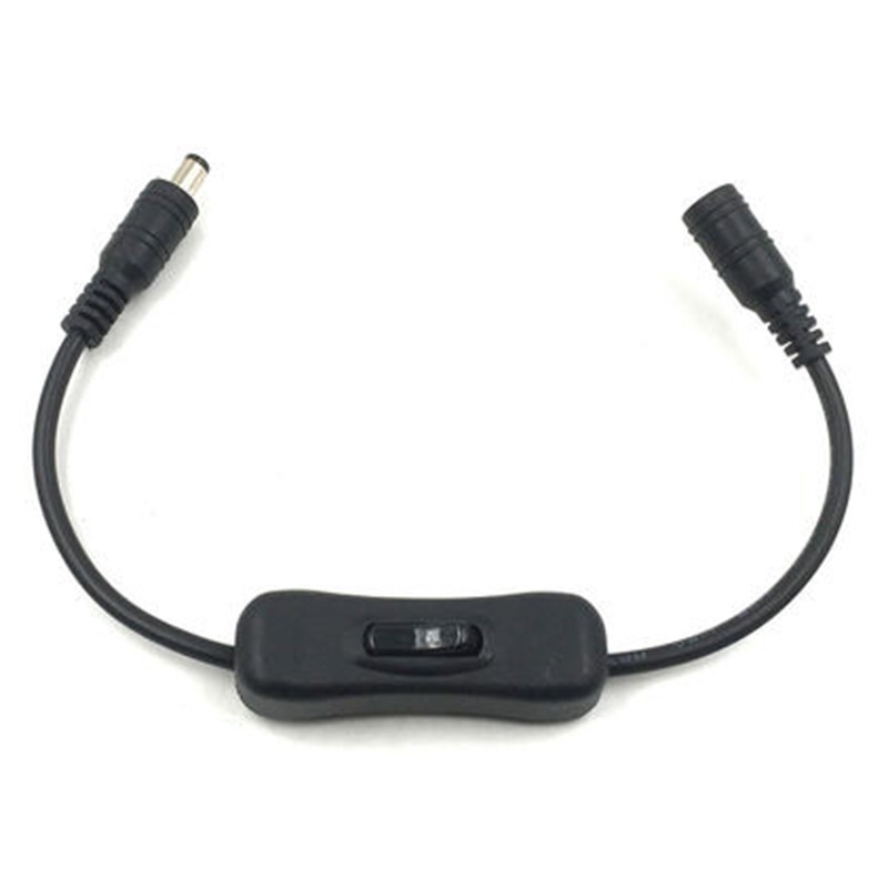 Dây Cáp Nguồn Dc 5.5x2.1mm Male Sang Female Cho Đèn Led 12v