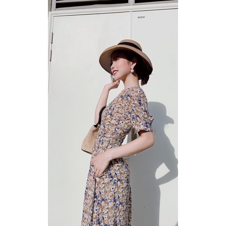 Đầm xoè hoa nhí dạo phố đi làm Mini Dress Petystore D009 | BigBuy360 - bigbuy360.vn