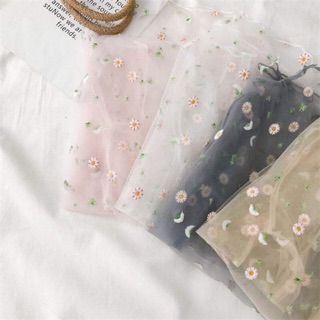 Áo lưới thêu hoa nhiều màu Ulzzang