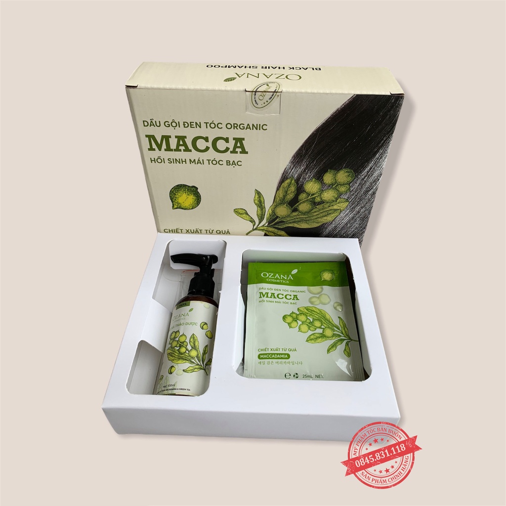 Dầu gội đen tóc thảo dược OZANA , thành phần tự nhiên giúp đen tóc, từ lần gội đầu tiên CT59