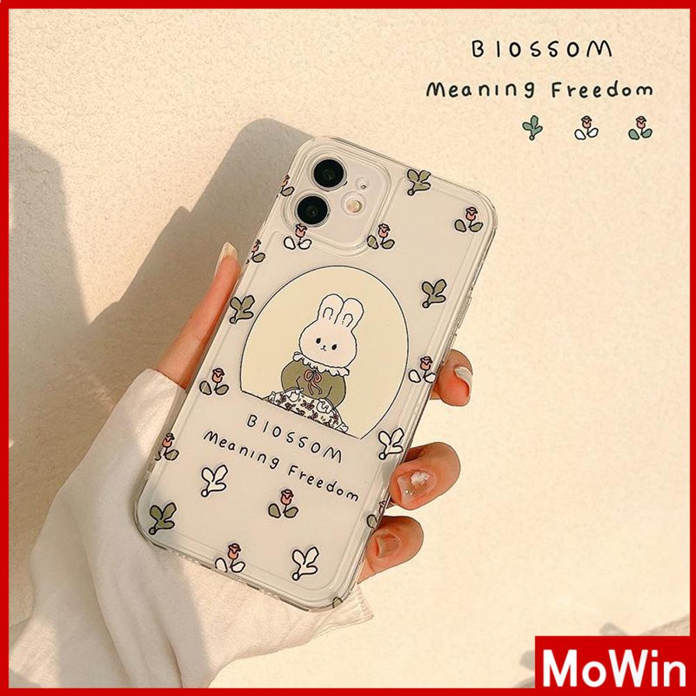 Ốp Điện Thoại Silicon Trong Suốt Viền Vuông Bảo Vệ Camera Chống Sốc Cho iPhone 13 Pro Max 12 Pro Max 11 7 Plus