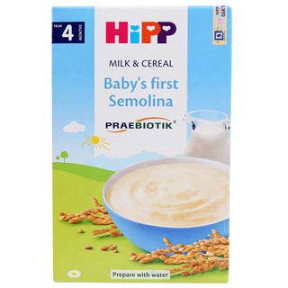 Bột ăn dặm Hipp vị gạo sữa 4M 250g date 2021
