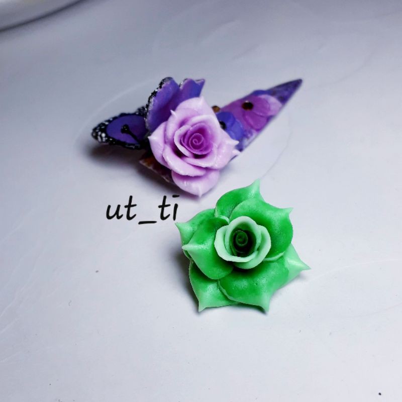 Hoa hồng bột nail