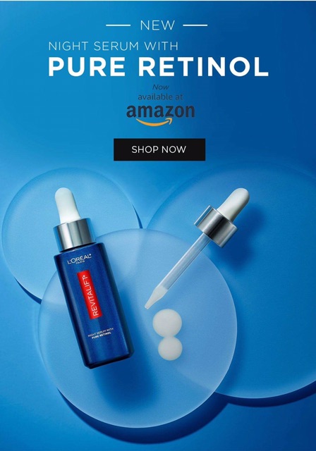 [HotNew]Serum Siêu Cấp Ẩm,Chống Nếp Nhăn Hiệu Quả Loreal Revitalift Derm Intensives Night Serum Pure Retinol