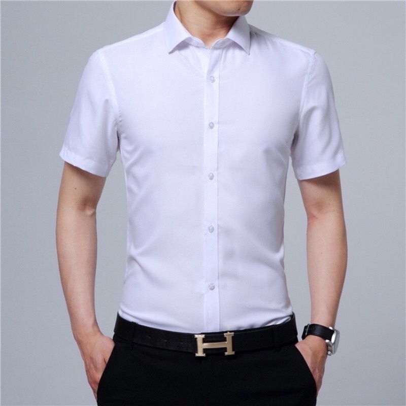 Combo sơ mi ngắn tay dáng Hàn Quốc tặng kèm Áo mưa thời trang