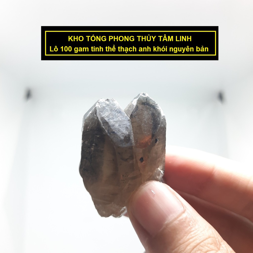 Thạch anh khói lô 100 gam| Kho tổng Phong Thủy Tâm Linh | BigBuy360 - bigbuy360.vn