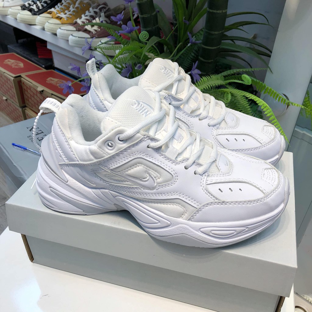 giày thể thao m2k full trắng ◁