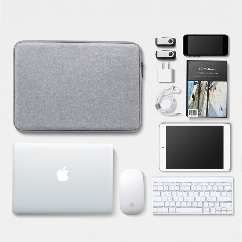 Túi đựng laptop chống nước có khóa kéo đơn giản cho 9.7 11 13 inch