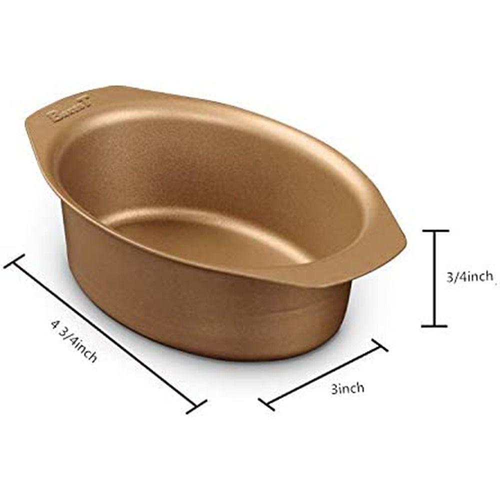 Khuôn Nướng Bánh Mì Hình Oval Bằng Thiếc Chống Dính Tiện Dụng Cho Nhà Bếp