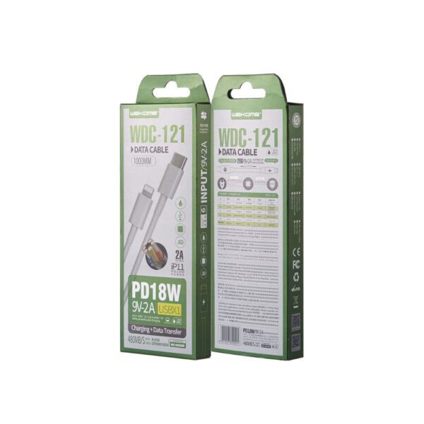 Cáp sạc Remax WK WDC121i cho Iphone Ipad, hỗ trợ sạc nhanh an toàn, bảo hành 12 tháng