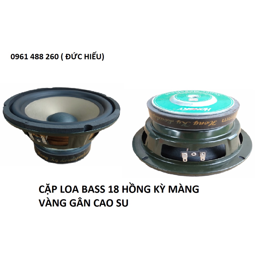 LOA BASS 18 HK MÀNG VÀNG -GIÁ 1 ĐÔI