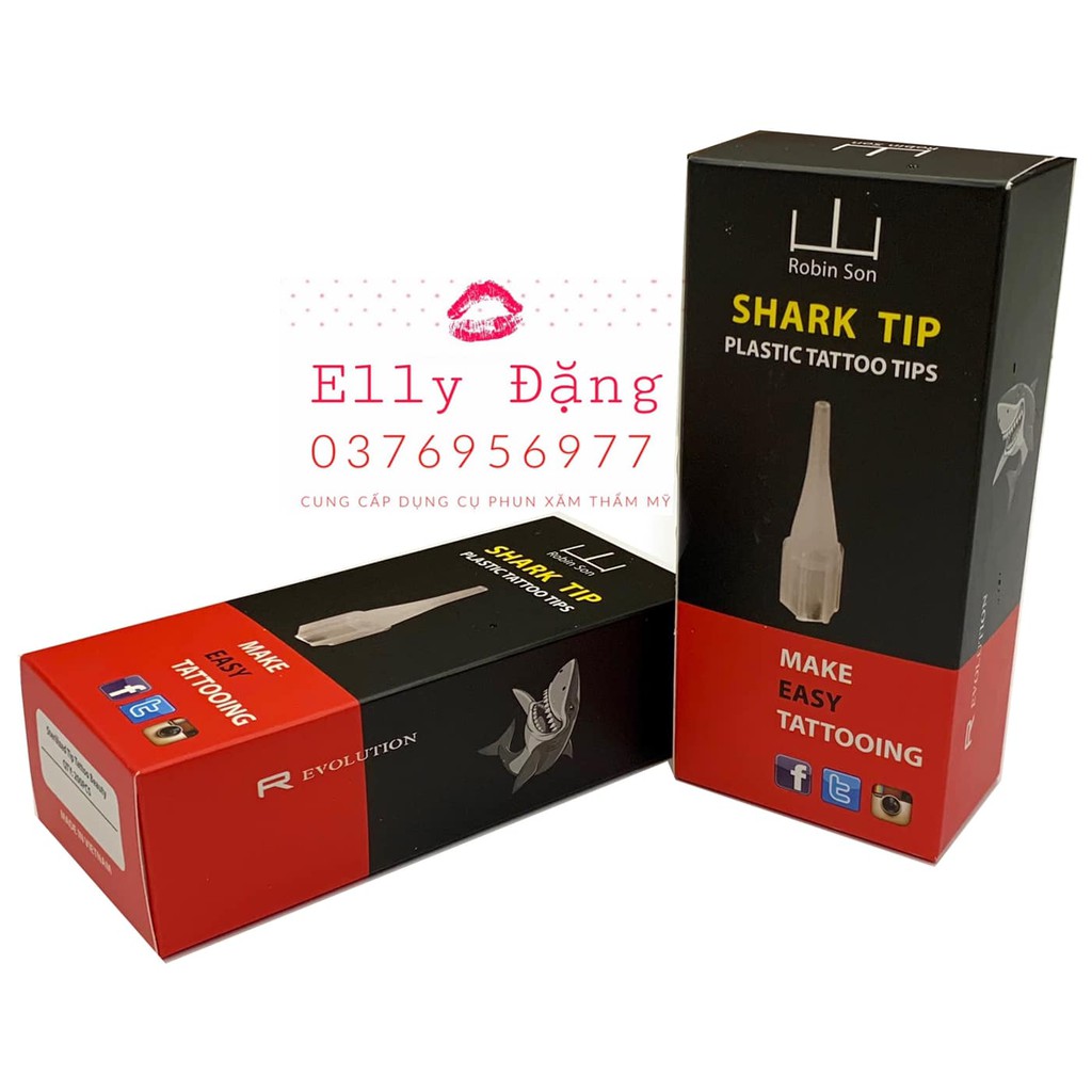 NGÒI NHỰA PHỔ THÔNG  SHARK TIP ( Size 1R - 3R )  - Elly Đặng