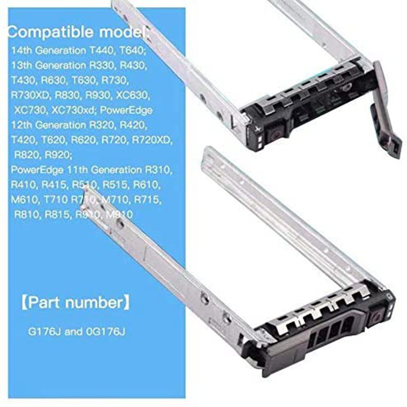 Bộ 4 Ổ Cứng 2.5 Inch Cho Dell Poweredge Guards-T440 T640 R330 R430 R630 T630 R730 R730Xd For G176J Và 0g176j | BigBuy360 - bigbuy360.vn