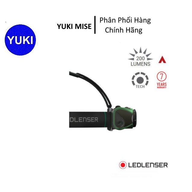 Đèn Pin Đội Đầu LED LENSER MH8 Pin Sạc YUKI MISE Phân Phối Chính Hãng💯