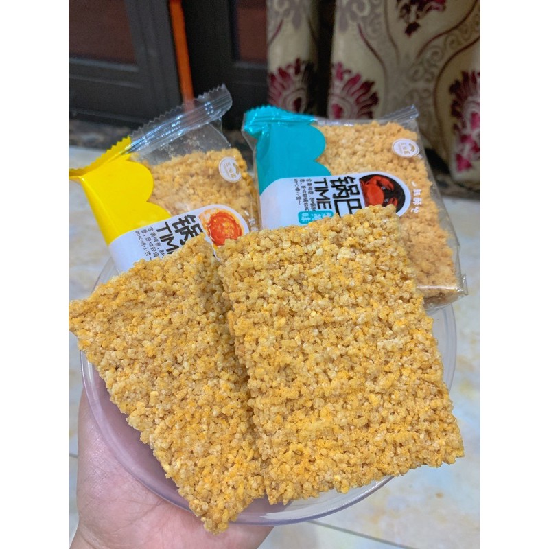 Cơm cháy miếng hải sản trứng muối 60g