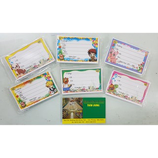 Nhãn vở học sinh 8c/1 túi