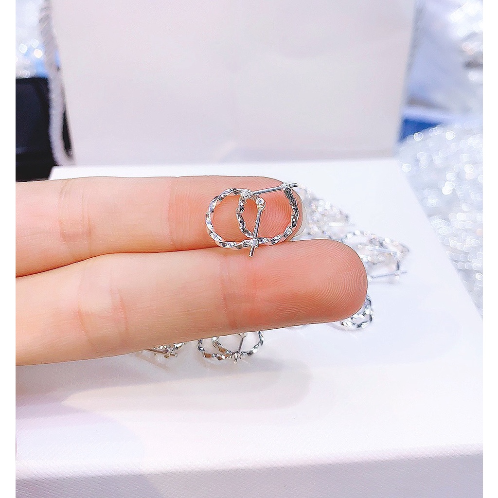 Bông tai cho mẹ và bé, Chất liệu bạc ta xoắn siêu đẹp, Khuyên tai cho bé gái Minh Hằng Jewelry