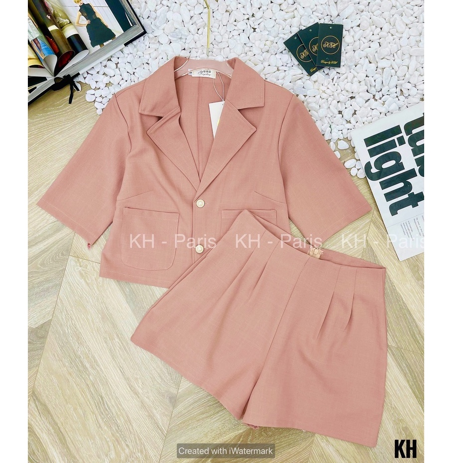 Set Áo Vest Siêu Đẹp-Áo Blazer 2 lớp hàn quốc | BigBuy360 - bigbuy360.vn