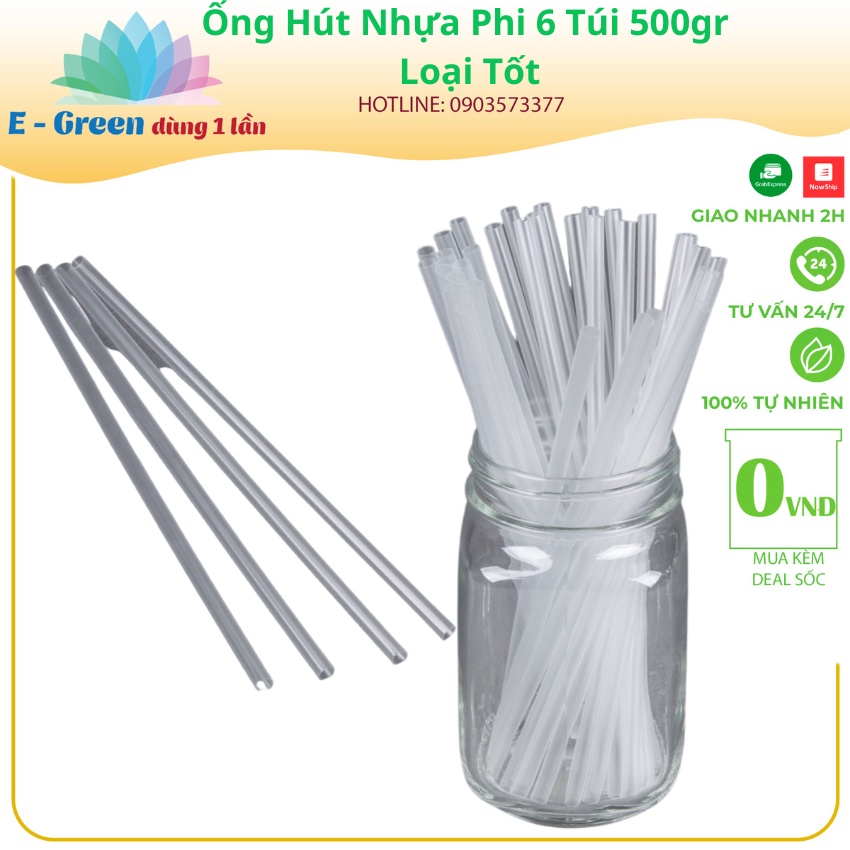 Bịch 500gr Ống Hút Nhựa Thẳng Nhiều Màu Phi 6 - phi 8 - Phi 12 Dùng Cho Cafe, Sinh Tố, Hút Trân Châu Loại Tốt