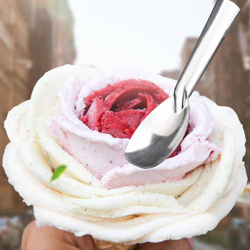 Xẻng xúc, cào kem tạo hình hoa chất liệu nhôm chống dính cao cấp/ ICECREAM SPATULA